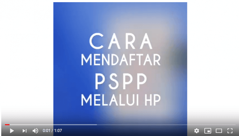 Cara Daftar PSPP PENERBANGAN melalui HP Mudah dan Cepat