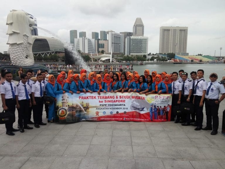 Tidak Main-Main Praktek Terbang PSPP ke Singapore