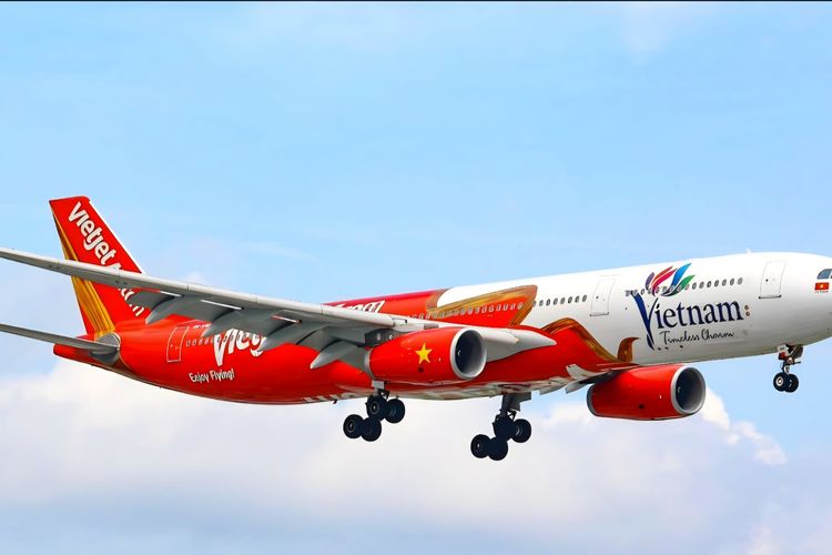 Pesawat Vietjet Air, maskapai teraman dunia 2026.
